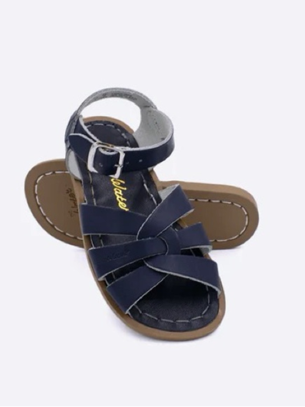 Kids Navy Blue Strappy Sandals - Classic Comfort